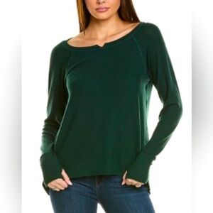 Michael Stars Sz XS Notched High-Low T-Shirt